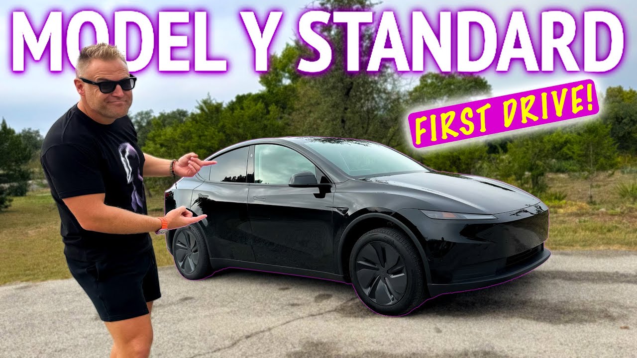 Мой первый тест-драйв Tesla Model Y Standard 2026 года! Действительно ли он стандартный?