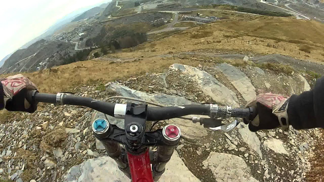 Antur Stiniog Double Black and Drop 22/02/13 Go Pro