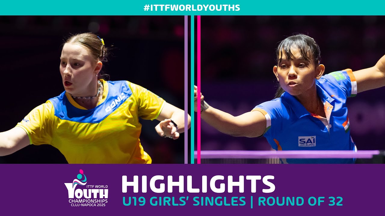 Veronika Matiunina vs Syndrela Das | U19 GS - R32 | #ITTFWorldYouths 2025
