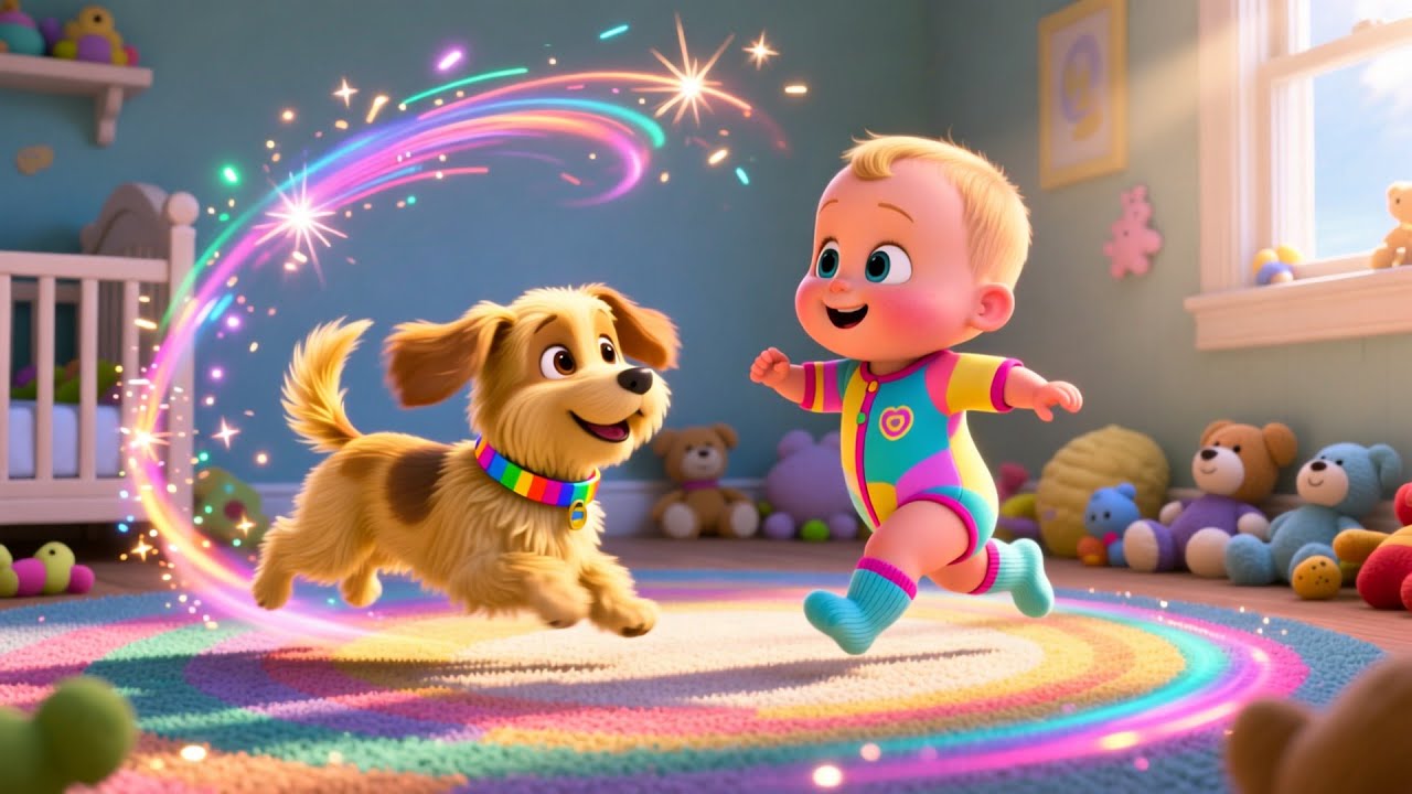 Where Has My Little Dog Gone | Fun Nursery Rhyme for Kids