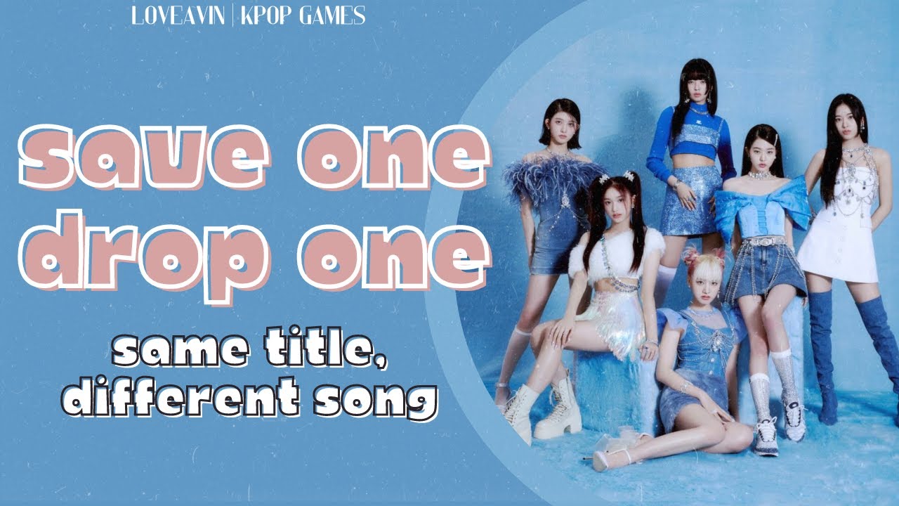 Save One Drop One | KPOP GAME