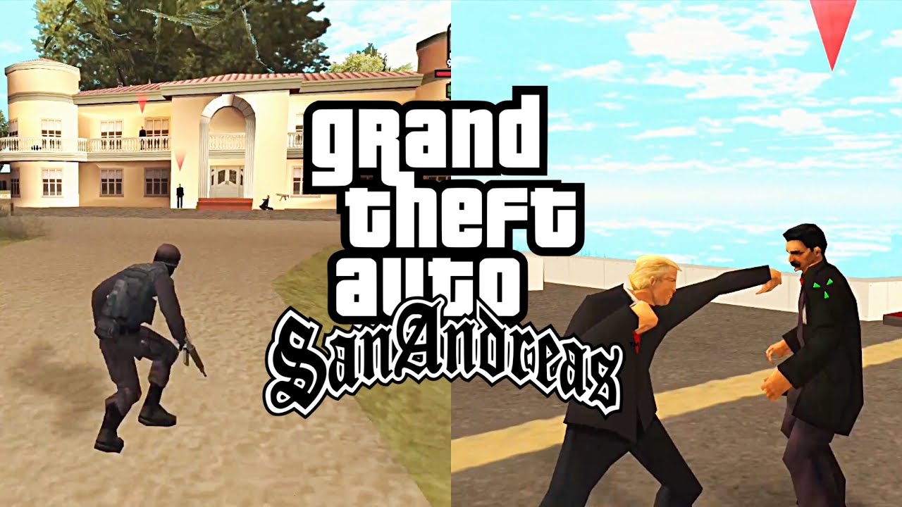 GTA San Andreas Gameplay - DYOM mission - The Diddy Raid & Donald Trump Vs Nicola Maduro