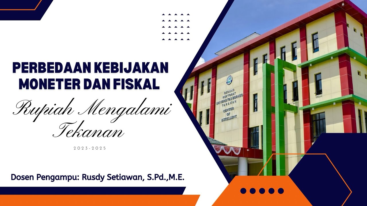 Perbedaan Kebijakan Moneter dan Kebijakan Fiskal ( Rupiah Mengalami Tekanan )
