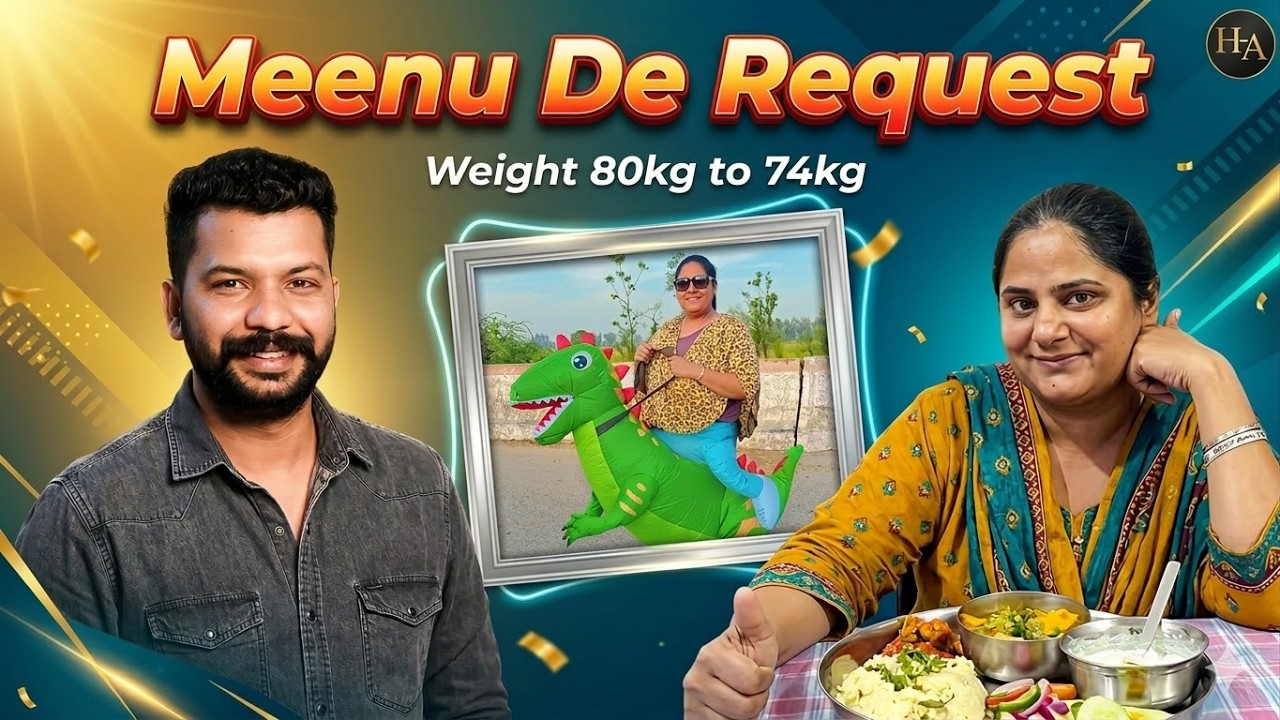 MeenuSeera de REQUEST + DHAMKI 🙄 || 1 Month ch 6kg Weight Loss 👀