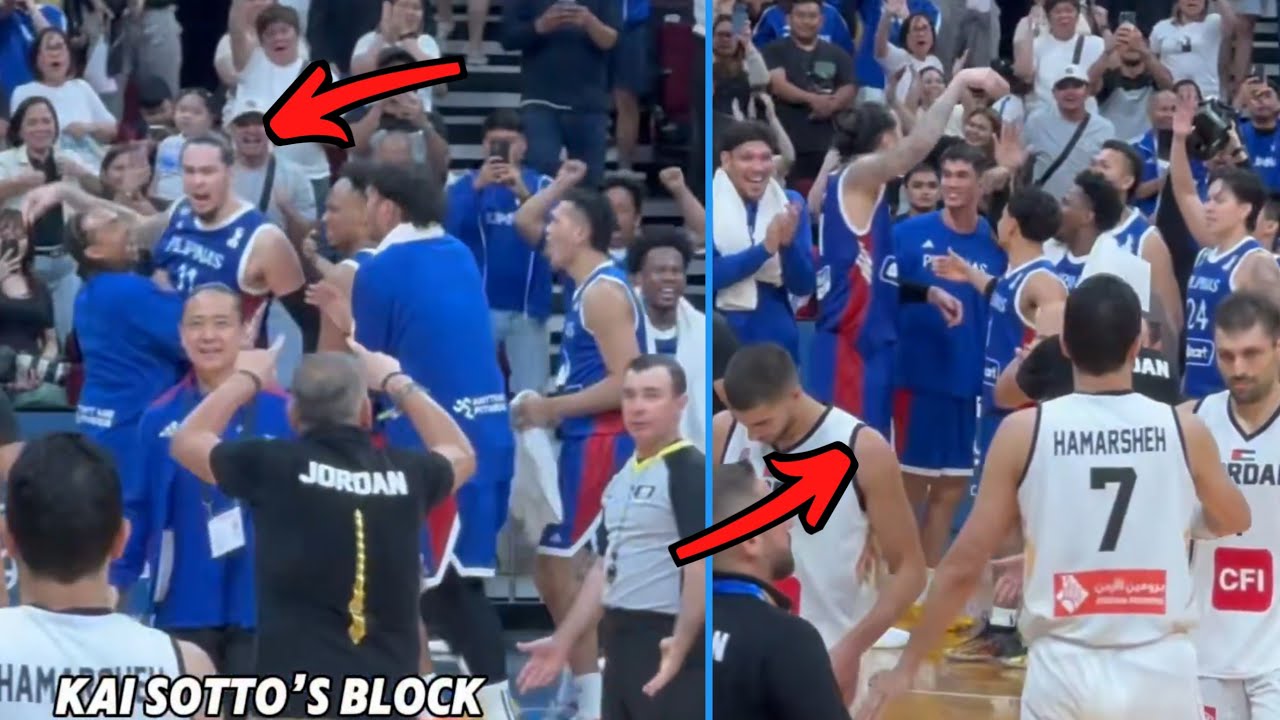 Gilas Pilipinas Celebration After CRAZY WIN vs. Jordan in FIBA World Cup Qualifiers!