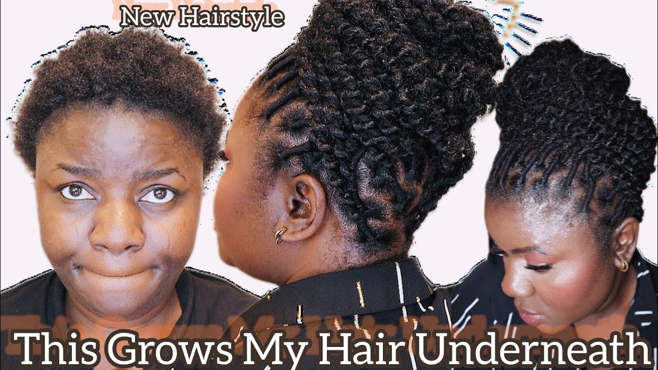 This Method Helps My Twa 4c Hair Grow | New Hairstyle Using Threading Method | Dilias Empire.