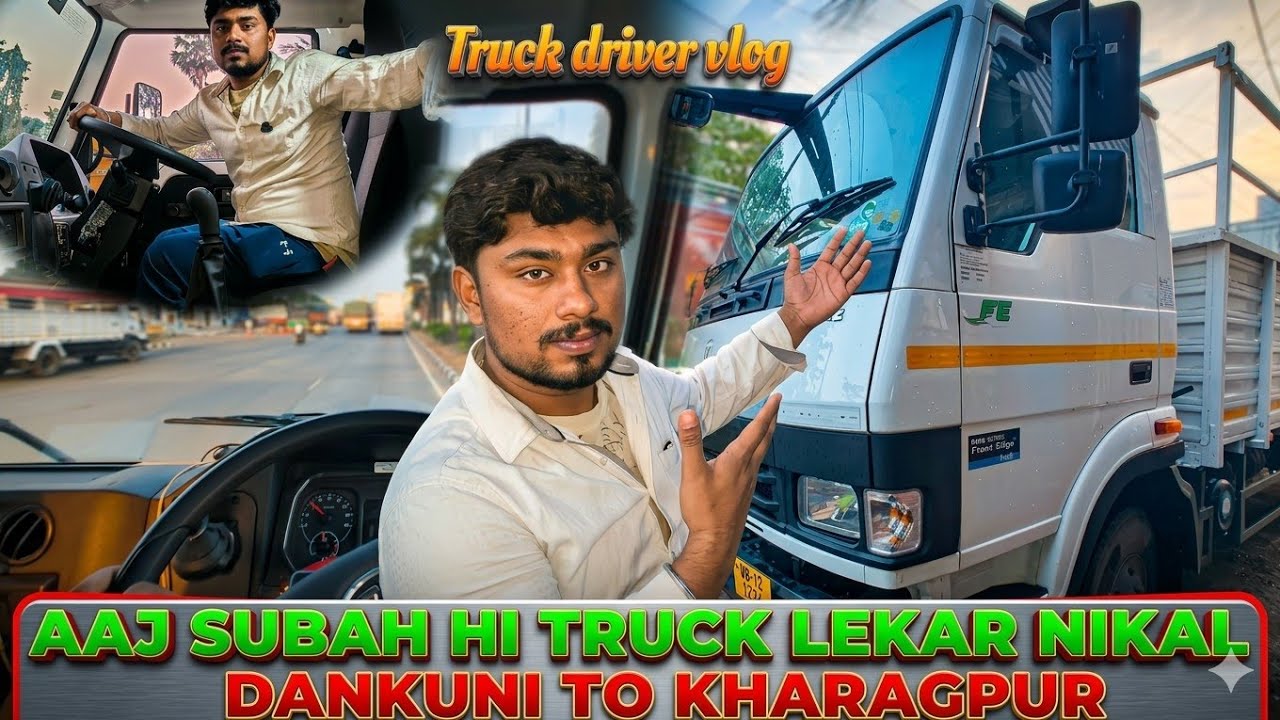 Aaj subah hi truck lekar nikal chuke hain khargpur ke liye | truck daily vlogs Babusaheb swag 