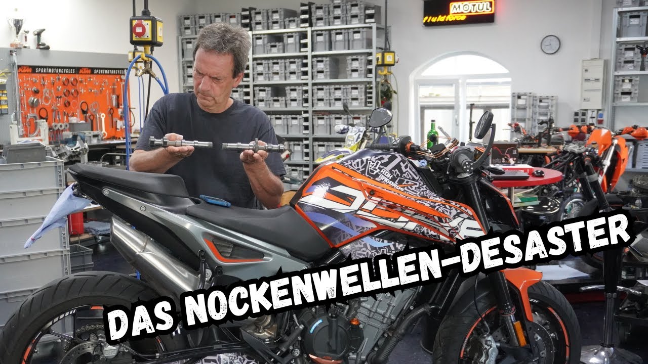 KTM 790 DUKE.... Die Stunde der Wahrheit...Nockenwellen-Check nach 1.000km Laufleistung🧐