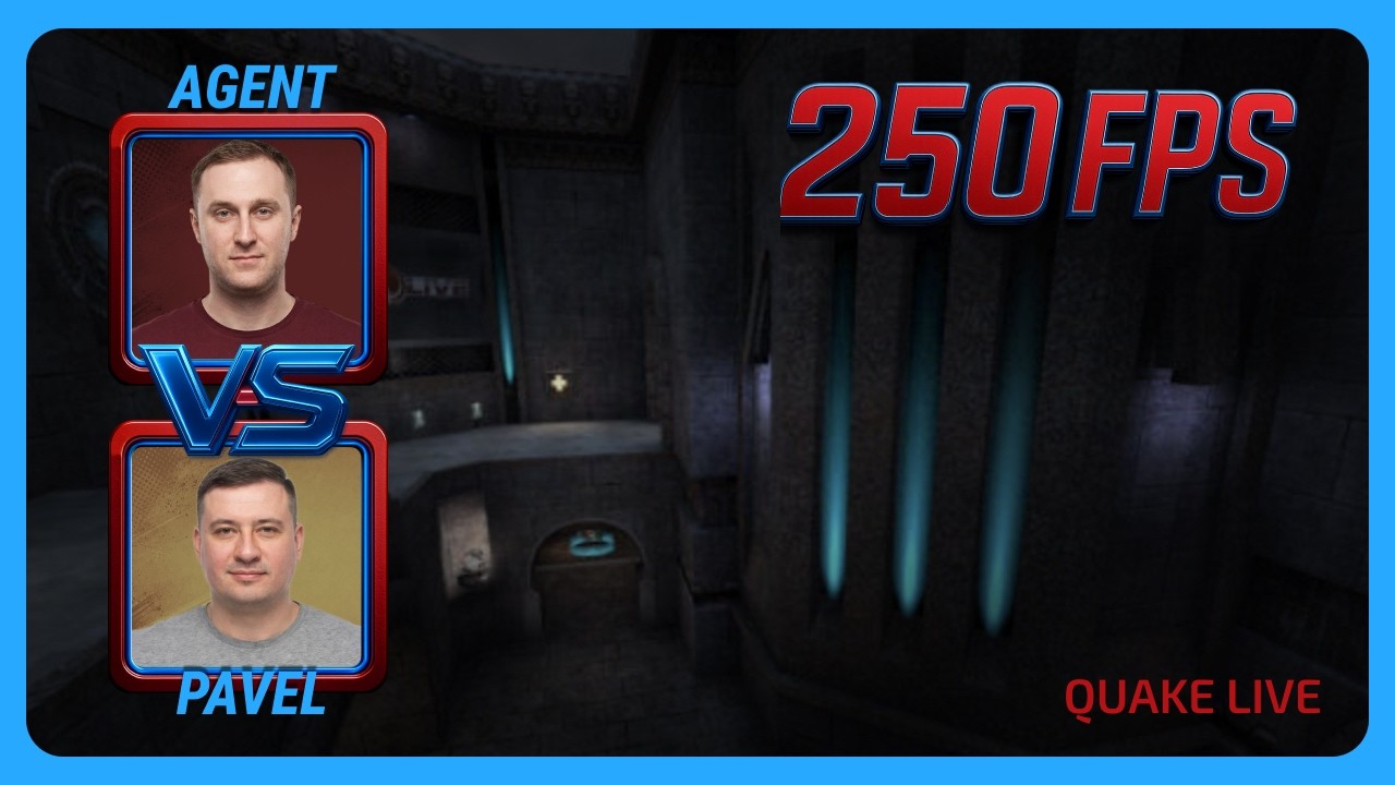 PAVEL vs AGENT | 250FPS Quake Season 4 | EN | Quake Live