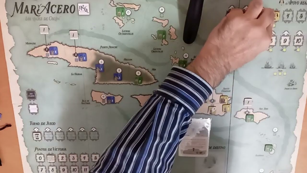 Mar y Acero Turno 1 solitario PelayoWargames