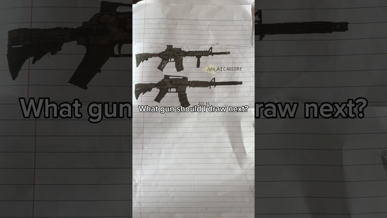 Drawing an AR_15 