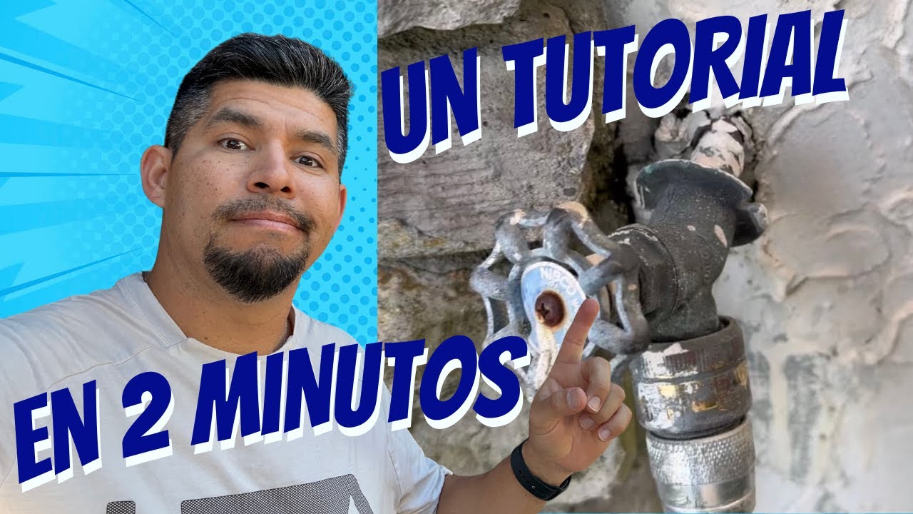 Como cambiar mi llave de agua, como reparar tuberia de cobre