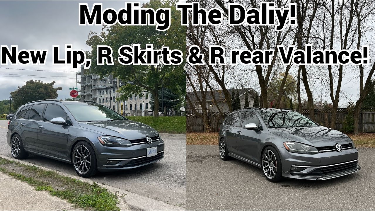 Новый облик моего VW Mk7.5 Sportwagon: улучшенный бампер, юбки и задний бампер!