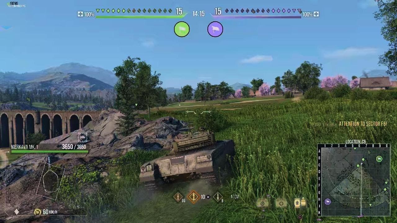 World of Tanks Console || CW || Merkava Mk. 1 || 10K SPOT DMG ACE