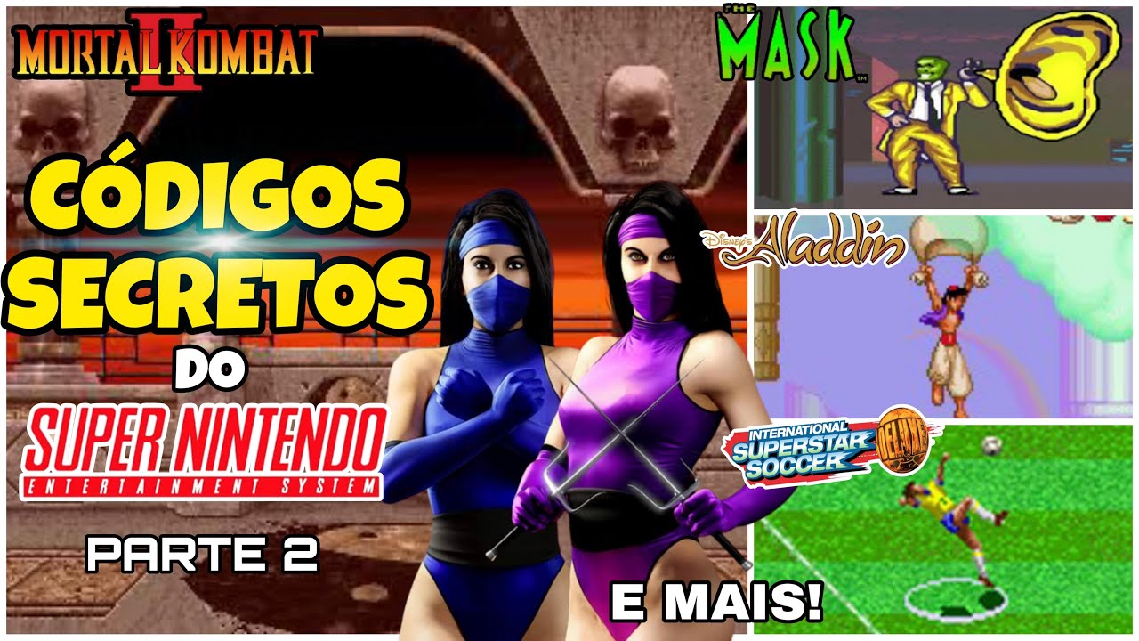 CÓDIGOS SECRETOS do Super Nintendo - Parte 2