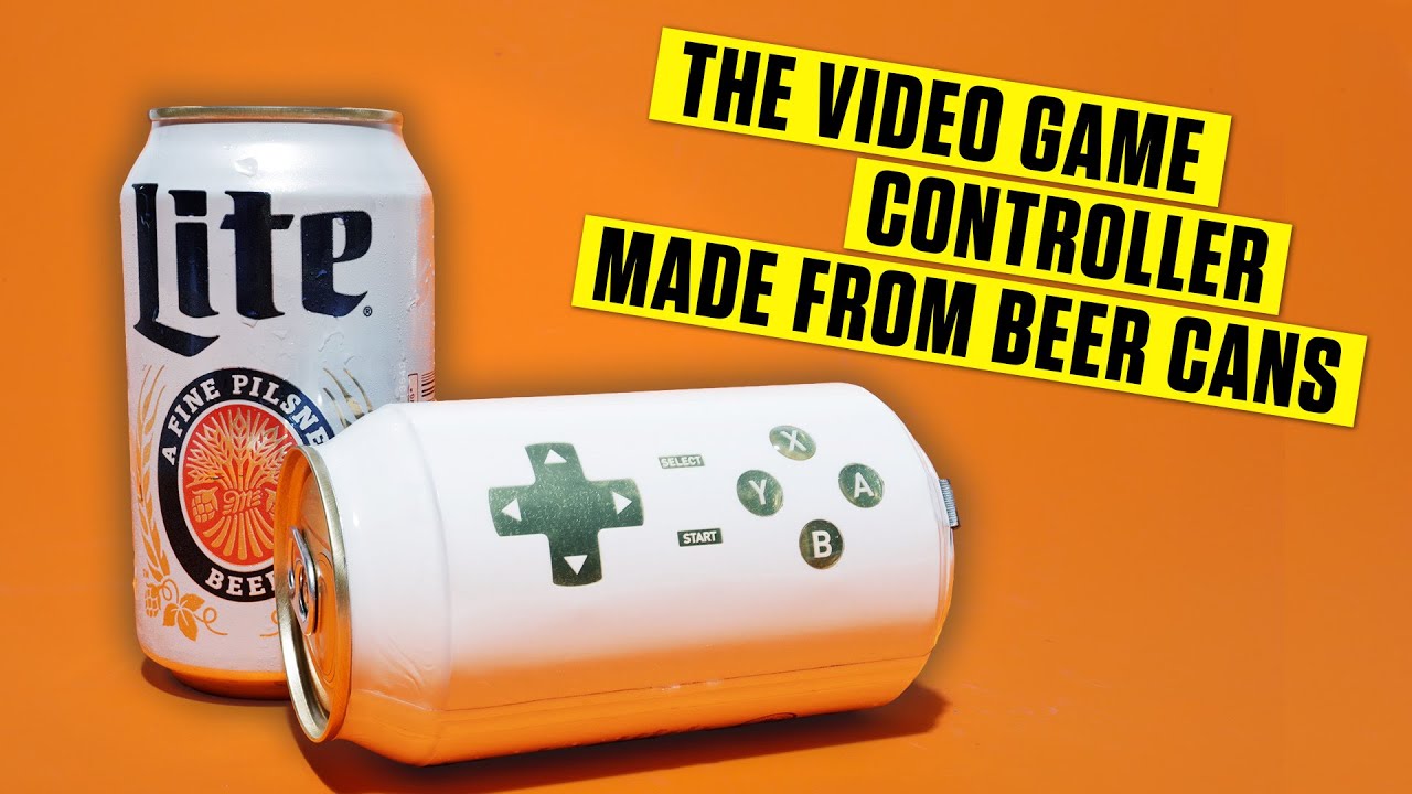 The beer can that doubles as a video game controller