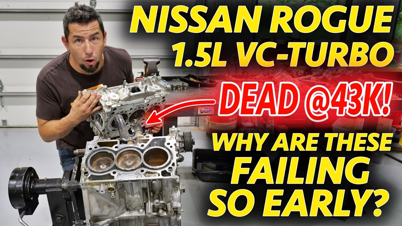 Полный хлам? Двигатель 1.5L VC-Turbo от Nissan Rogue 2023 года &laquo;умер&raquo; всего на 43 000 милях!