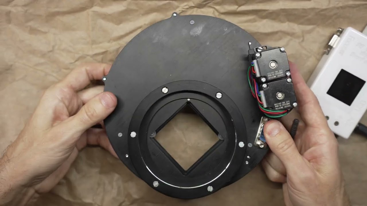 сдвоеное колесо фильтров для прямофокусного телескопа