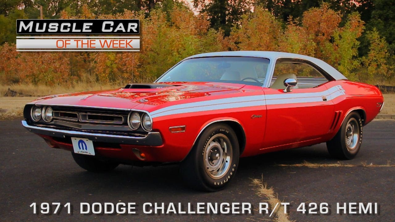 Видео «Маслкар недели» № 118: Dodge Challenger R/T 426 Hemi 1971 года