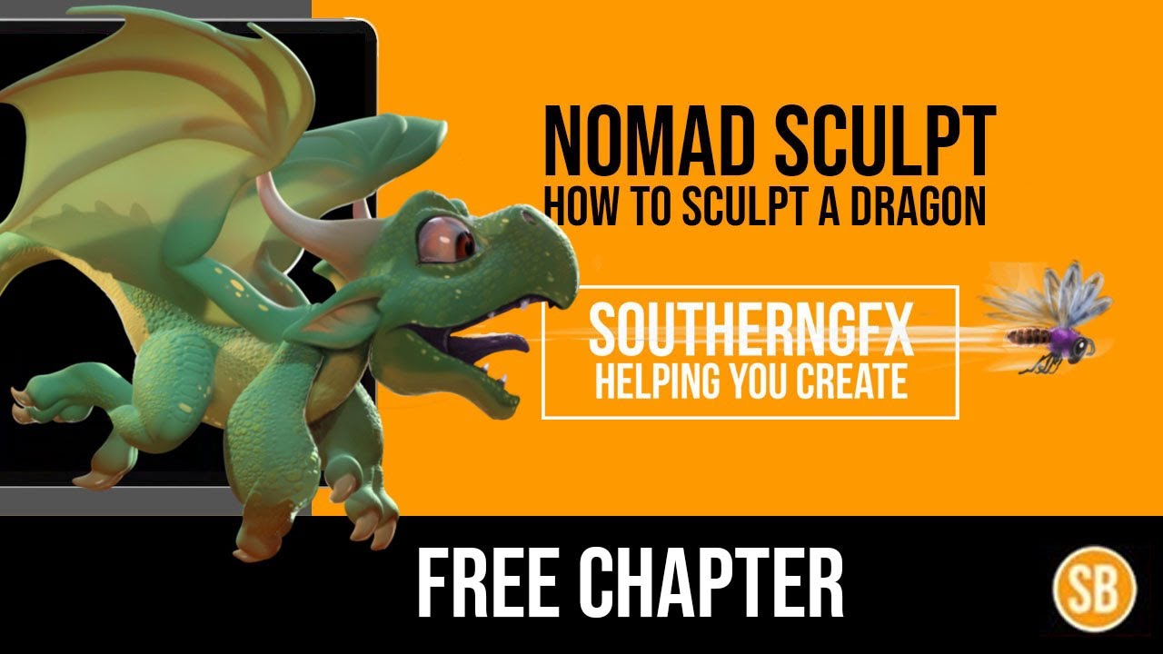 NOMAD SCULPT - Sculpting a Dragon