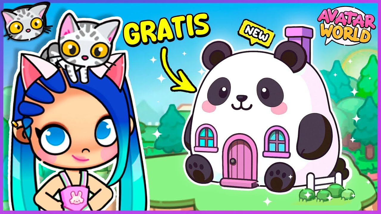 🐼✨ ¡DECORO GRATIS la MANSIÓN PANDA en Avatar World! | Lilicat