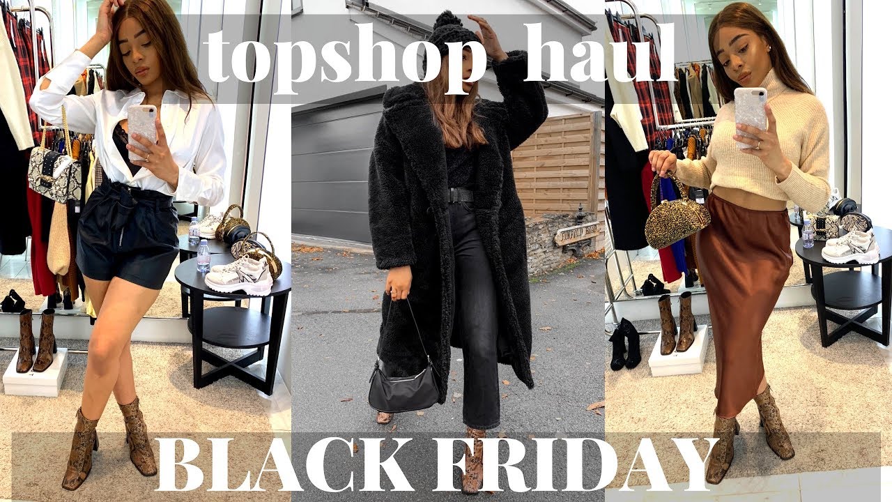 BLACK FRIDAY TOPSHOP (50% OFF) TRY ON CLOTHING HAUL | SARAHJOHOLDER