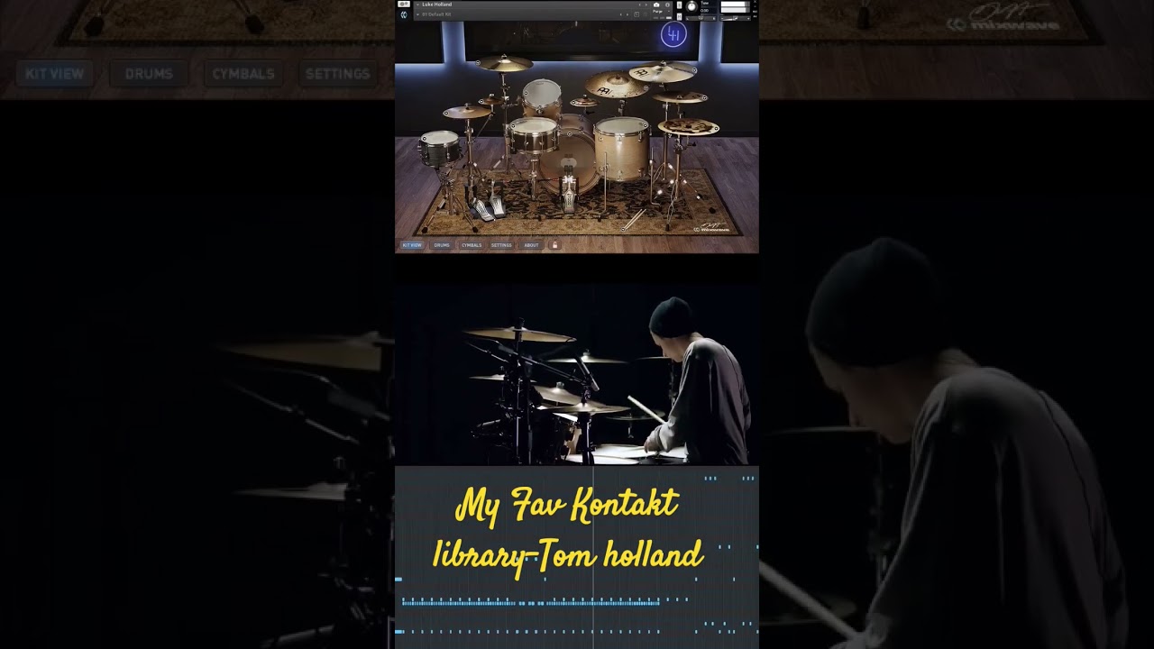 Best Drum Kontakt library -Tom Holland #shortvideos #shorts