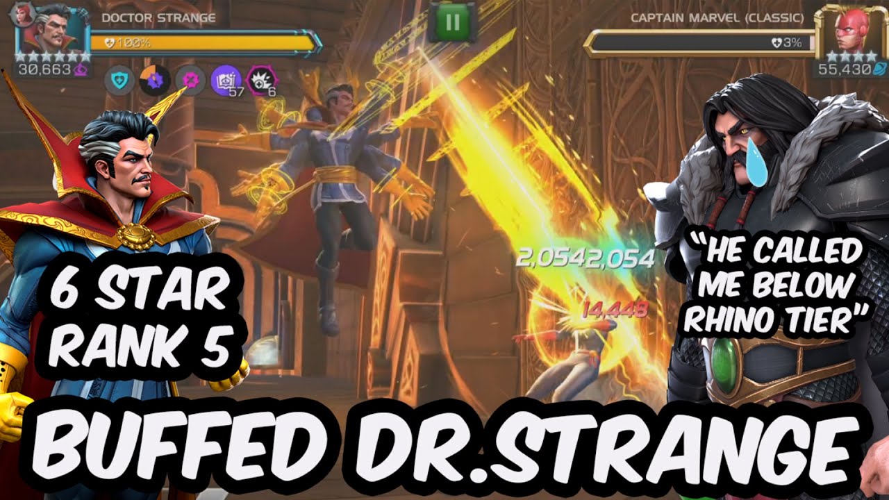 6 Star R5 Buffed Dr. Strange LIVES UPTO THE HYPE?! - God Tier Control - Marvel Contest of Champions