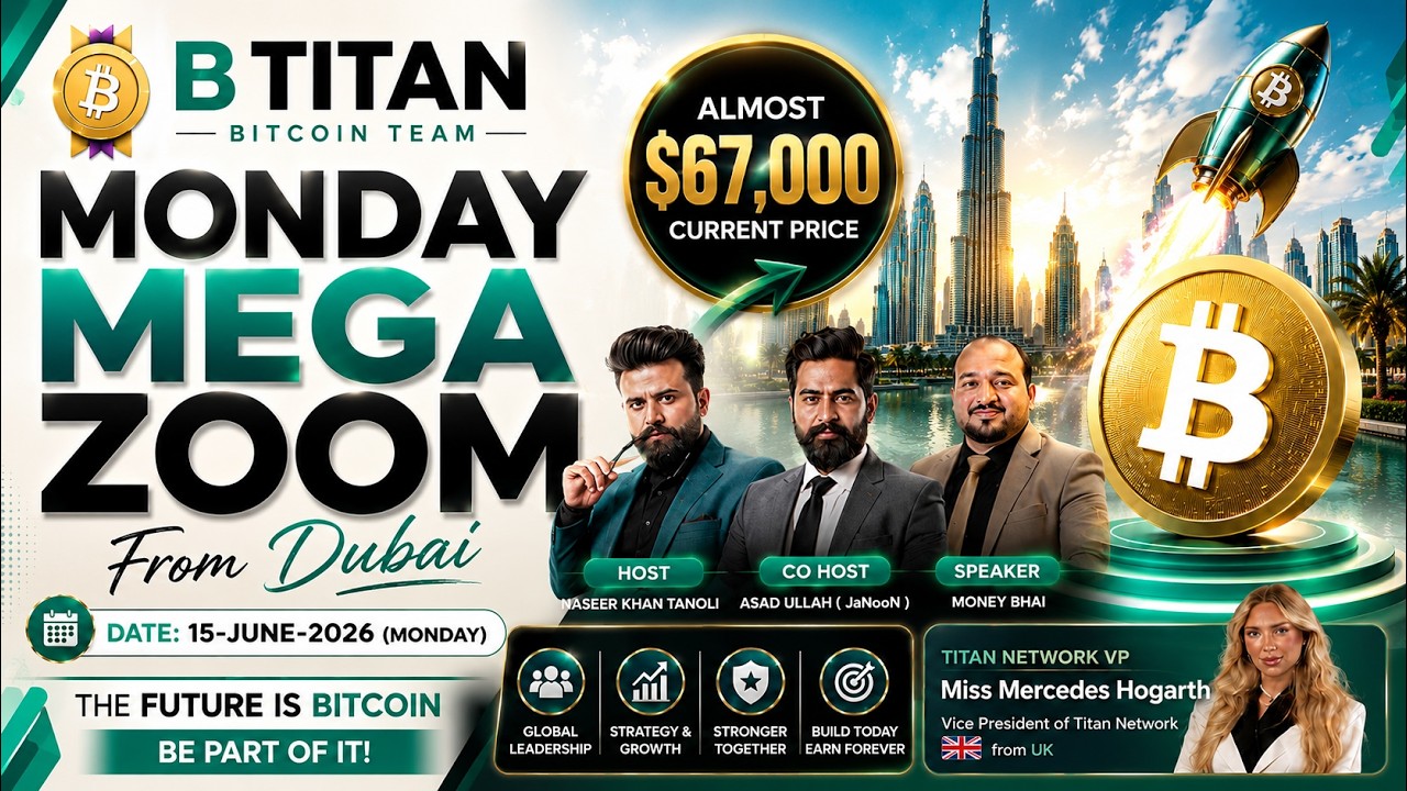 B-Titan Mega Monday Zoom Meeting 15th-june-2026 | B Titan Plan Presentation #btitan #bnbtitan