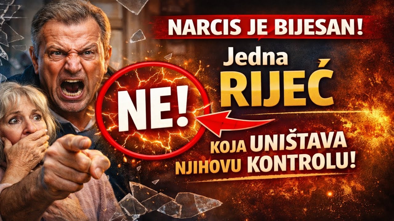 Narcis je bijesan! Jedna riječ koja zauvijek uništava njihovu kontrolu.