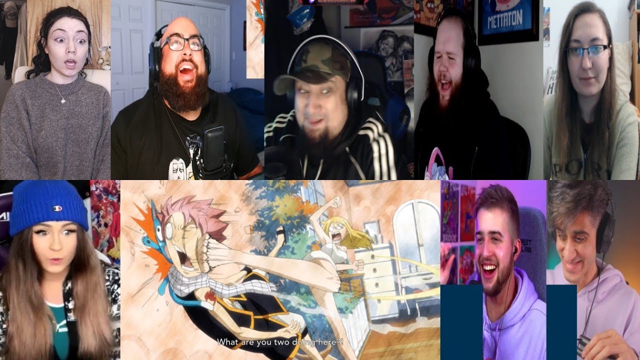 FAIRY TAIL EPISODE 3 REACTION MASHUP!!