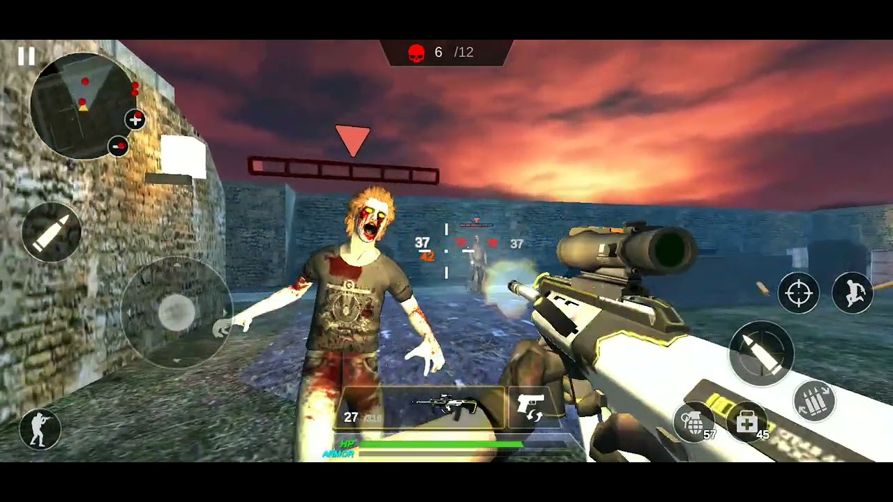 Haunted gameplay ☠️(7ghost headshot) (no commentary)  like & subscribe! #strikeops #gaming #zombie 