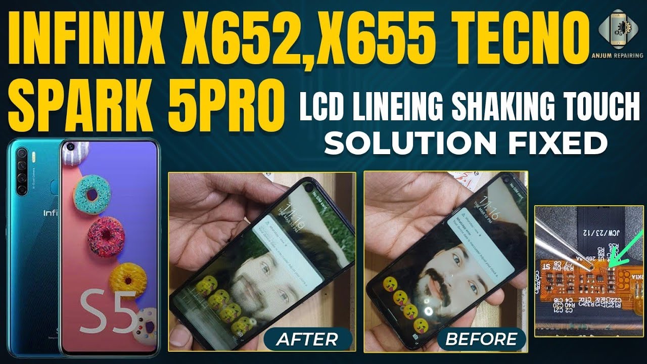 Infinix Tecno X652 Display Problem | Tecno X652,X655 ,X650 Unit Graphics problem Fix #ANJUMREPAIRING