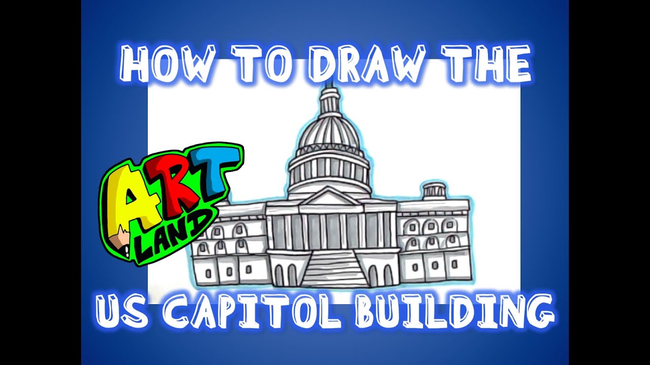 How to Draw the US CAPITOL BUILDING