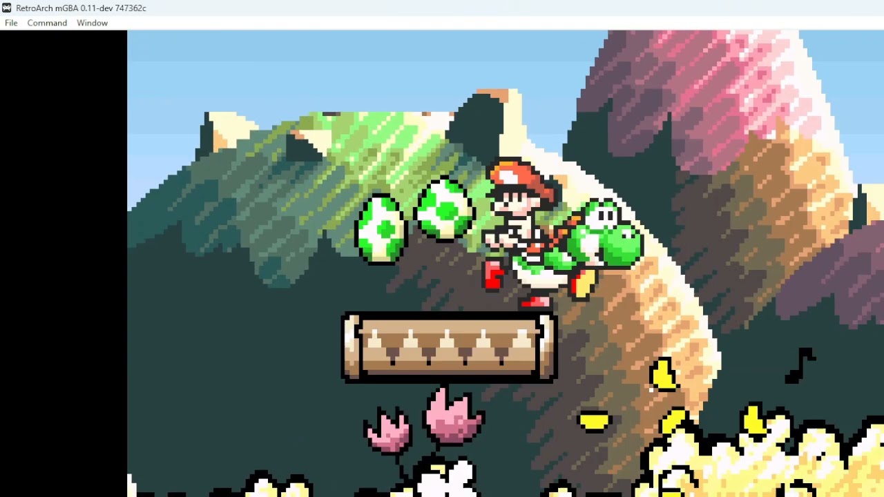 Playing Super Mario Advance 3   Yoshi's Island For GBA 09/26/2025