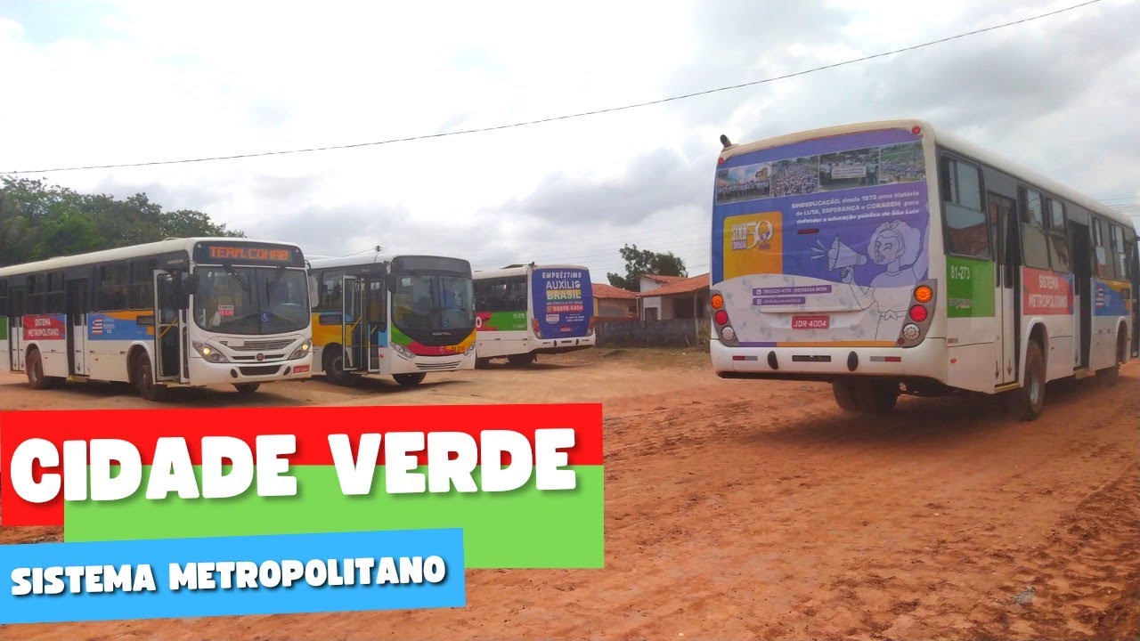 Movimentação De Ônibus No Ponto Final Do Residencial Cidade Verde(Paço do Lumiar)