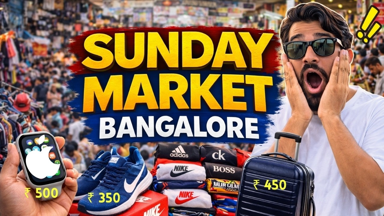 Chor Bazar Bangalore | Sunday Market | Best Thrift Stores for Shoes, Shirts & Jeans in Bangalore