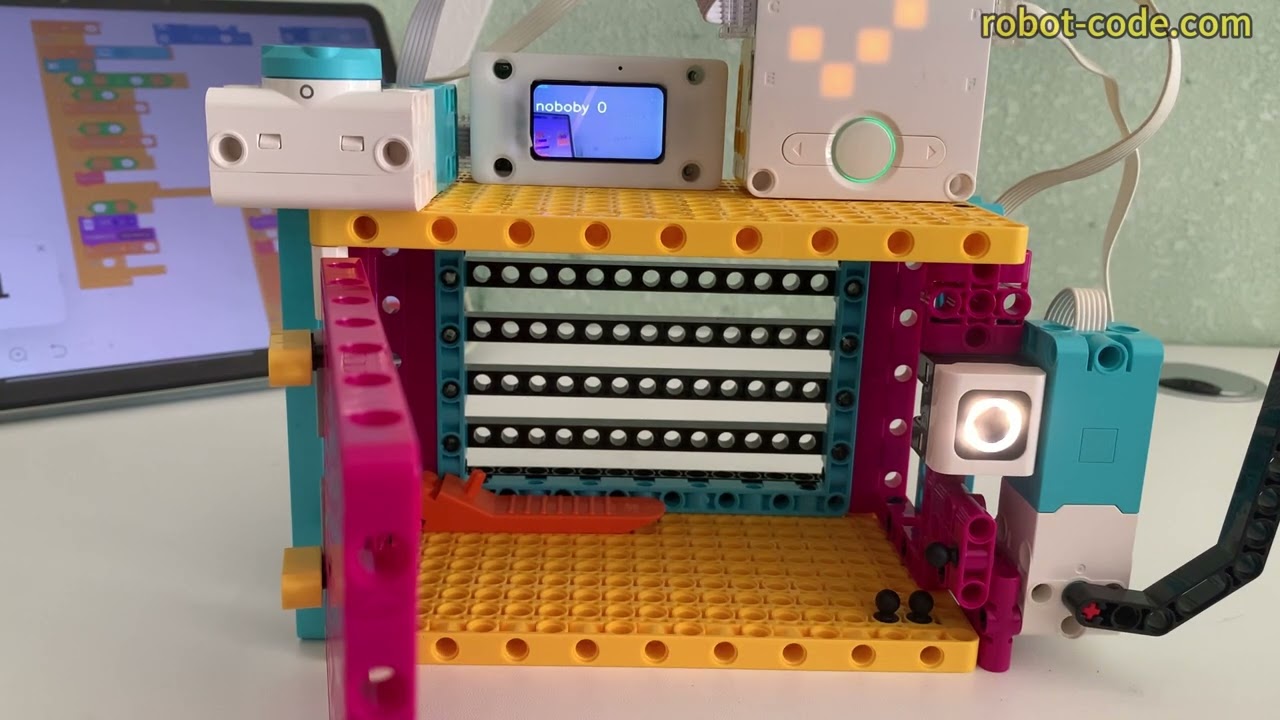 【SPIKE/EV3 AI Project】Build a Space Base Safe! Face Recognition( senrayvar SPIKE AI Camera)