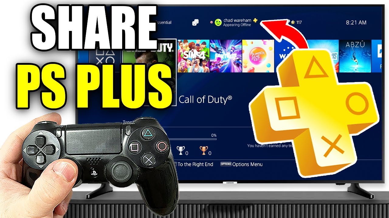 Как поделиться подпиской PlayStation Plus на PS4 — простое руководство