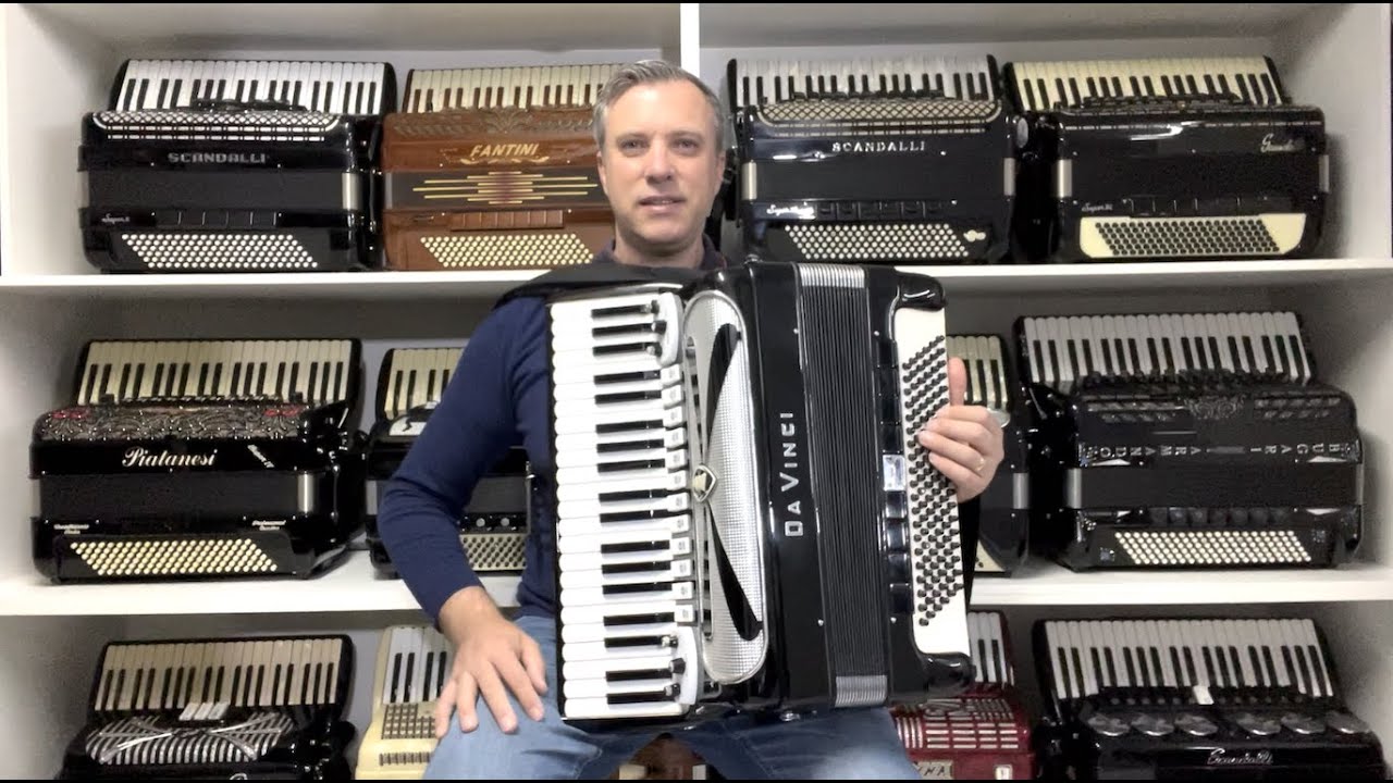 Acordeon DA VINCI MM 20 - Quarta Oitavada - Jeferson Oliveira