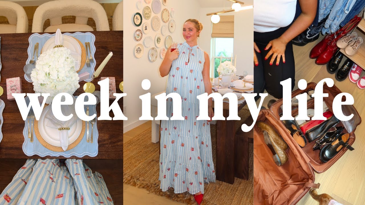 WEEK IN MY LIFE 🏡👩🏼‍🍳 my longest run yet, hosting a dinner party and pack for london with me!
