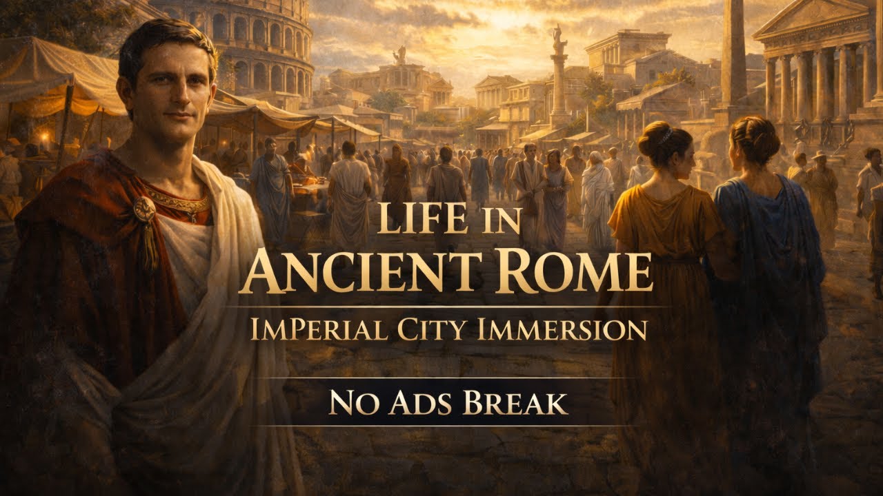 4 Hours of Ancient Roman Life | Imperial City Immersion | History for Sleep