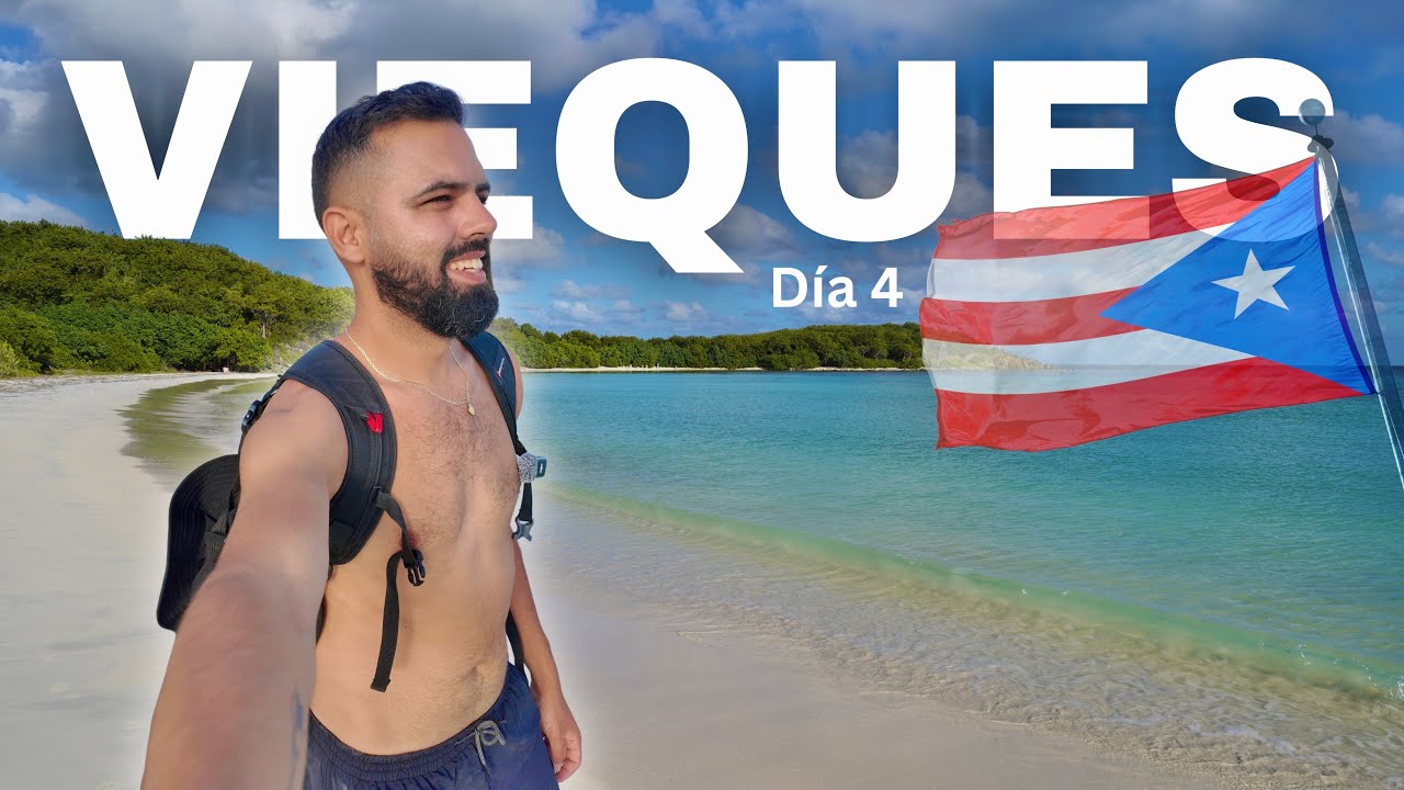 Cruzamos en FERRY a VIEQUES 🇵🇷 | 4to día cumpliendo la META de darle la vuelta a la isla en 14 DÍAS