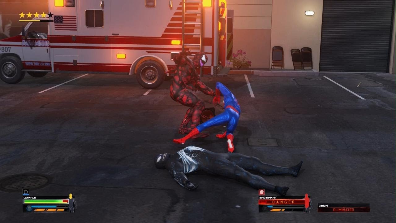 CARNAGE vs VENOM & SPIDER 🕷️ 2v1 Handicap Match | WWE 2K25 INSANE Finish!