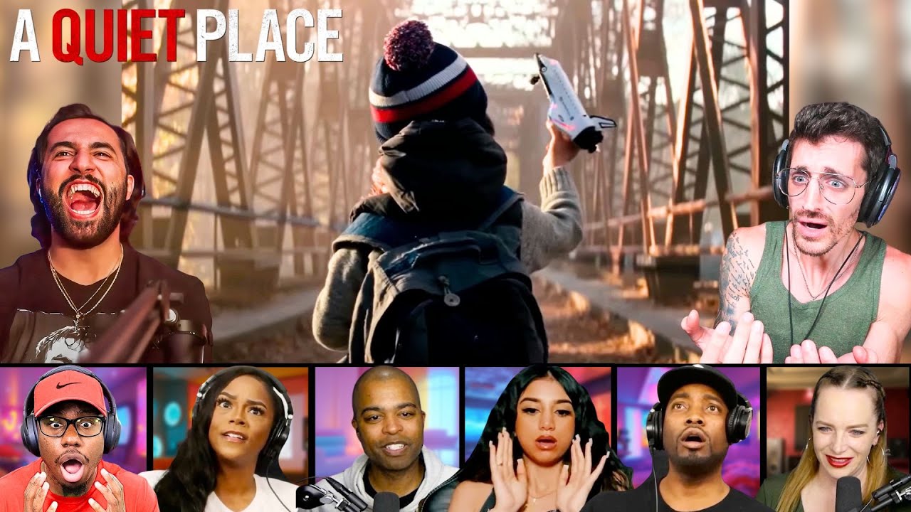 TOP "BEAU'S DEATH" REACTIONS! *A QUIET PLACE (2018)* MOVIE REACTION MAHSUP! HALLOWEEN HORROR MOVIE!
