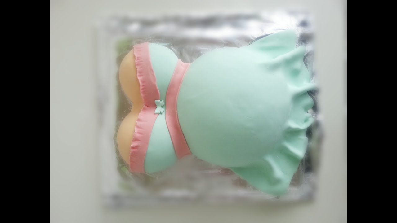 Babybauchtorte / Babyshower / Pregnant belly cake / Motivtorte / Babybauch Torte