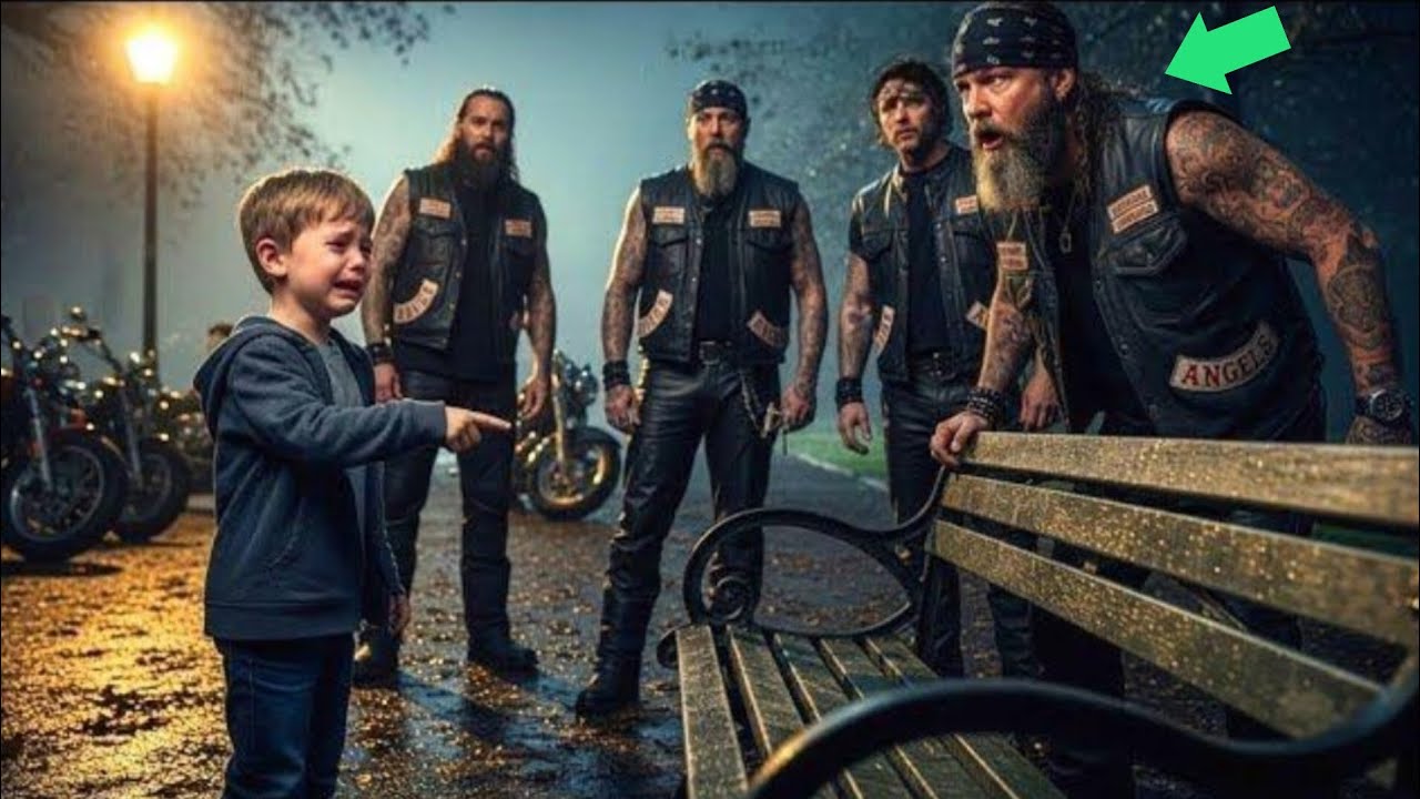 I Sleep In The Park When Dad Drinks. Boy's Secret Life Made Bikers Step In.