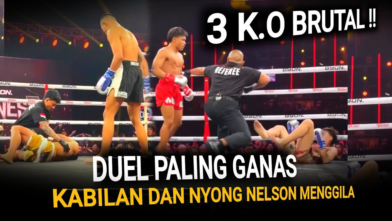 GANAS & BRUTAL! NYONG NELSON DAN KABILAN NGAMUK 