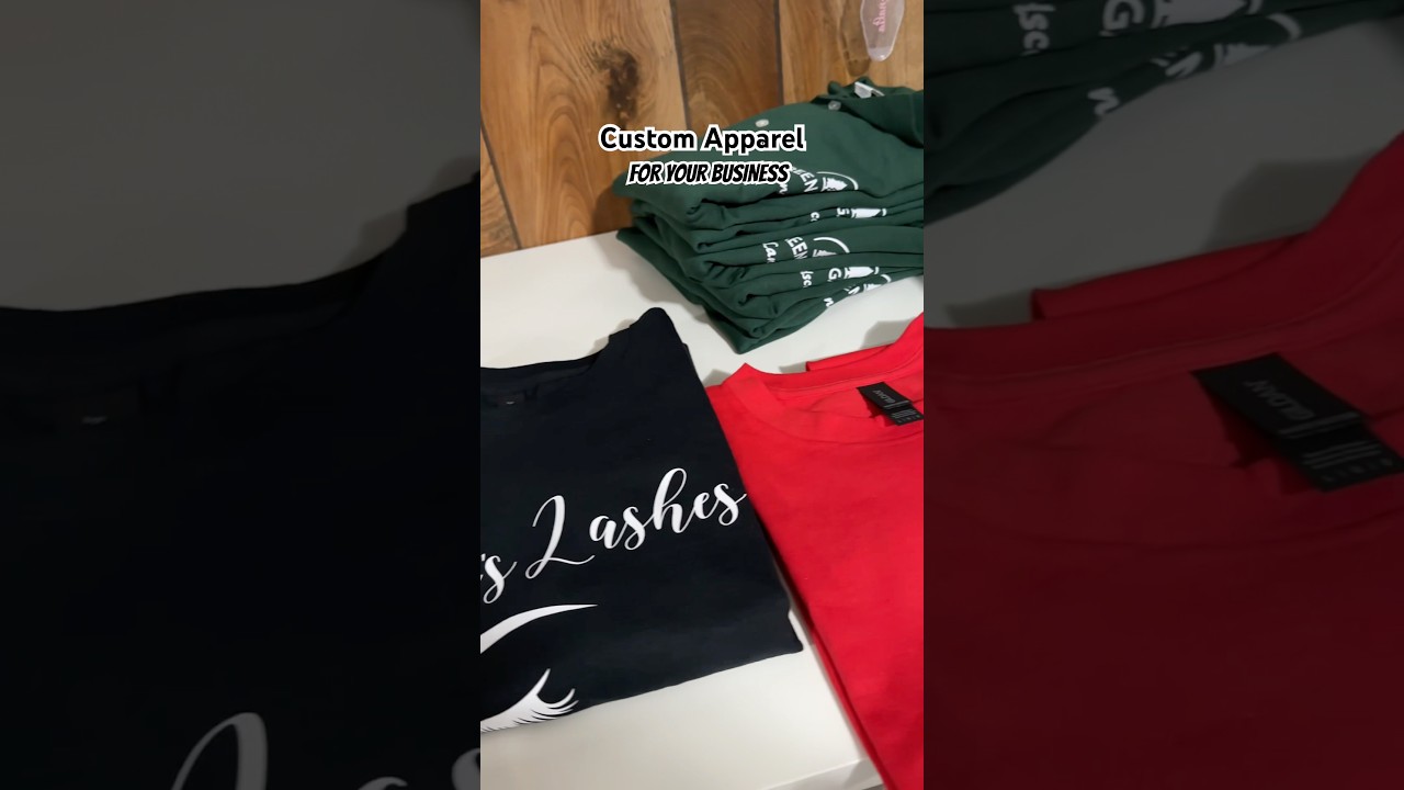 custom apparel for your business! ☺️ #customapparel #personalizedgifts #customgifts