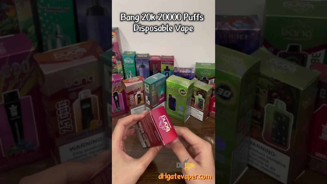 Bang 20k 20000 puffs #dhgate #disposablevapepen #unboxing